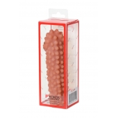 Телесная насадка на фаллос с бугорками KOKOS Extreme Sleeve 10 - 15,8 см. - KOKOS - в Уссурийске купить с доставкой