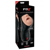 Мастурбатор-ротик Deep Throat Vibrating Stroker - Pipedream - в Уссурийске купить с доставкой