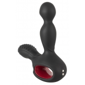 Черный вибромассажер простаты с нагревом и ротацией Prostate Plug - 14,5 см. - Orion - в Уссурийске купить с доставкой
