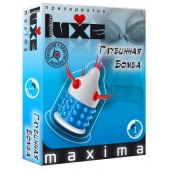 Презерватив LUXE Maxima  Глубинная бомба  - 1 шт. - Luxe - купить с доставкой в Уссурийске