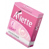 Ультратонкие презервативы Arlette Light - 3 шт. - Arlette - купить с доставкой в Уссурийске