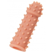 Телесная реалистичная насадка KOKOS Extreme Sleeve 03 с дополнительной стимуляцией - 12,7 см. - KOKOS - в Уссурийске купить с доставкой