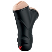 Мастурбатор в колбе с двумя тоннелями Double Penetration Vibrating Stroker - Pipedream - в Уссурийске купить с доставкой