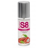 Смазка на водной основе S8 Flavored Lube со вкусом вишни - 125 мл. - Stimul8 - купить с доставкой в Уссурийске
