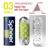 Мастурбатор SPINNER Shell - Tenga - в Уссурийске купить с доставкой