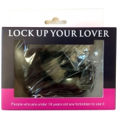 Черные меховые наручники Love с ключиками - Baile - купить с доставкой в Уссурийске