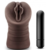 Коричневый мастурбатор-вагина Alexis - Blush Novelties - в Уссурийске купить с доставкой