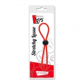Красное эрекционное лассо с одной бусиной-утяжкой STRETCHY THIN LASSO - Dream Toys - в Уссурийске купить с доставкой
