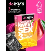 Презервативы для орального секса DOMINO Sweet Sex с ароматом манго - 3 шт. - Domino - купить с доставкой в Уссурийске