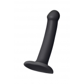 Черный фаллос на присоске Silicone Bendable Dildo S - 17 см. - Strap-on-me купить в Уссурийске с доставкой в Orgasmix.ru Черный фаллос на присоске Silicone Bendable Dildo S - 17 см. - Strap-on-me - купить с доставкой в Уссурийске