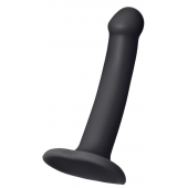 Черный фаллос на присоске Silicone Bendable Dildo S - 17 см. - Strap-on-me купить в Уссурийске с доставкой в Orgasmix.ru Черный фаллос на присоске Silicone Bendable Dildo S - 17 см. - Strap-on-me - купить с доставкой в Уссурийске