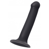 Черный фаллос на присоске Silicone Bendable Dildo M - 18 см. - Strap-on-me купить в Уссурийске с доставкой в Orgasmix.ru Черный фаллос на присоске Silicone Bendable Dildo M - 18 см. - Strap-on-me - купить с доставкой в Уссурийске