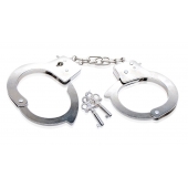 Металлические наручники Beginner s Metal Cuffs - Pipedream - купить с доставкой в Уссурийске