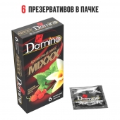 Ароматизированные презервативы DOMINO  Ароматный микс  - 6 шт. - Domino - купить с доставкой в Уссурийске