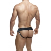 Черный мужской страпон DR. SKIN 6INCH HOLLOW STRAP ON - 16 см. - Blush Novelties - купить с доставкой в Уссурийске