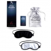 Набор из двух масок на глаза Soft Blindfold Twin Pack - Fifty Shades of Grey - купить с доставкой в Уссурийске