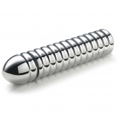 Рельефный фаллос для интенсивного электросекса Groovey George - 20 см. - MyStim - купить с доставкой в Уссурийске