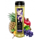 Массажное масло Libido Exotic Fruits с ароматом экзотических фруктов - 240 мл. - Shunga - купить с доставкой в Уссурийске