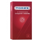 Презервативы Torex  Сладкая любовь  с ароматом клубники - 12 шт. - Torex - купить с доставкой в Уссурийске