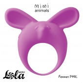 Фиолетовое эрекционное кольцо Fennec Phil - Lola Games - в Уссурийске купить с доставкой