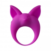 Фиолетовое эрекционное кольцо Kitten Kyle - Lola Games - в Уссурийске купить с доставкой