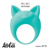 Зеленое эрекционное кольцо Lemur Remi - Lola Games - в Уссурийске купить с доставкой
