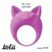 Фиолетовое эрекционное кольцо Lemur Remi - Lola Games - в Уссурийске купить с доставкой