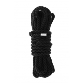 Черная веревка для шибари DELUXE BONDAGE ROPE - 5 м. - Dream Toys - купить с доставкой в Уссурийске