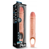 Телесный реалистичный фаллоудлинитель 10 Inch Silicone Cock Sheath Penis Extender - 25,4 см. - Blush Novelties - в Уссурийске купить с доставкой