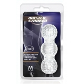 Прозрачный фигурный мастурбатор Master Stroker - Blush Novelties - в Уссурийске купить с доставкой