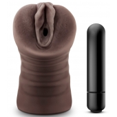 Коричневый мастурбатор-вагина Hot Chocolate Brianna - Blush Novelties - в Уссурийске купить с доставкой