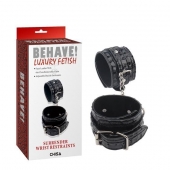 Черные наручники Surrender Wrist Restraints - Chisa - купить с доставкой в Уссурийске