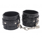 Черные наручники Surrender Wrist Restraints - Chisa - купить с доставкой в Уссурийске