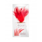 Красный перьевой тиклер Plume - 23 см. - Lola Lingerie - купить с доставкой в Уссурийске