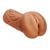 Кофейный мастурбатор-вагина Dumpling - Lola Games - в Уссурийске купить с доставкой