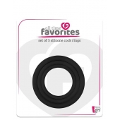 Набор из 3 эрекционных колец SILICONE COCKRINGS - Dream Toys - в Уссурийске купить с доставкой