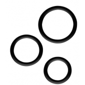 Набор из 3 эрекционных колец SILICONE COCKRINGS - Dream Toys - в Уссурийске купить с доставкой