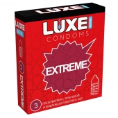 Текстурированные презервативы LUXE Royal Extreme - 3 шт. - Luxe - купить с доставкой в Уссурийске