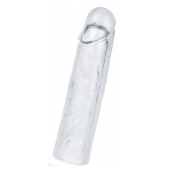 Прозрачная насадка-удлинитель Flawless Clear Penis Sleeve Add 1 - 15,5 см. - Lovetoy - в Уссурийске купить с доставкой