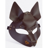 Коричневая маска Wolf - Sitabella - купить с доставкой в Уссурийске