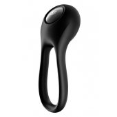 Черное эрекционное виброкольцо Majestic Duo - Satisfyer - в Уссурийске купить с доставкой