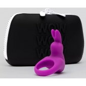 Фиолетовое эрекционное виброкольцо Happy Rabbit Cock Ring Kit - Happy Rabbit - в Уссурийске купить с доставкой