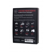 Фиолетовый набор БДСМ «Накажи меня нежно» с карточками - Штучки-дрючки - купить с доставкой в Уссурийске