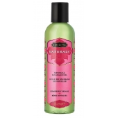 Массажное масло Naturals Strawberry Dreams с ароматом клубники - 59 мл. - Kama Sutra - купить с доставкой в Уссурийске