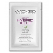 Гель-лубрикант на водно-силиконовой основе Simply Hybrid Jelle - 3 мл. - Wicked - купить с доставкой в Уссурийске