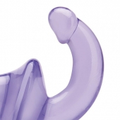 Фиолетовый безремневой страпон Strapless Strap-On - Lux Fetish - купить с доставкой в Уссурийске