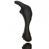 Черное эрекционное кольцо с двумя моторами Zeus Dual Vibe Cock Ring - FeelzToys - в Уссурийске купить с доставкой