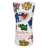 Мастурбатор-туба Keith Haring Soft Tube CUP - Tenga - в Уссурийске купить с доставкой