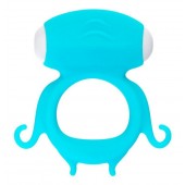 Голубое виброкольцо на пенис Sair - A-toys - в Уссурийске купить с доставкой