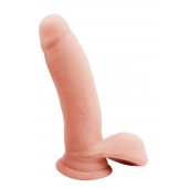 Телесный фаллоимитатор-реалистик Dual Density Dildo - 17,5 см. - Dream Toys